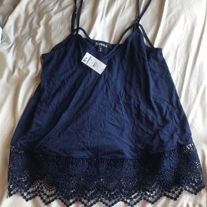 Express navy blue tank top